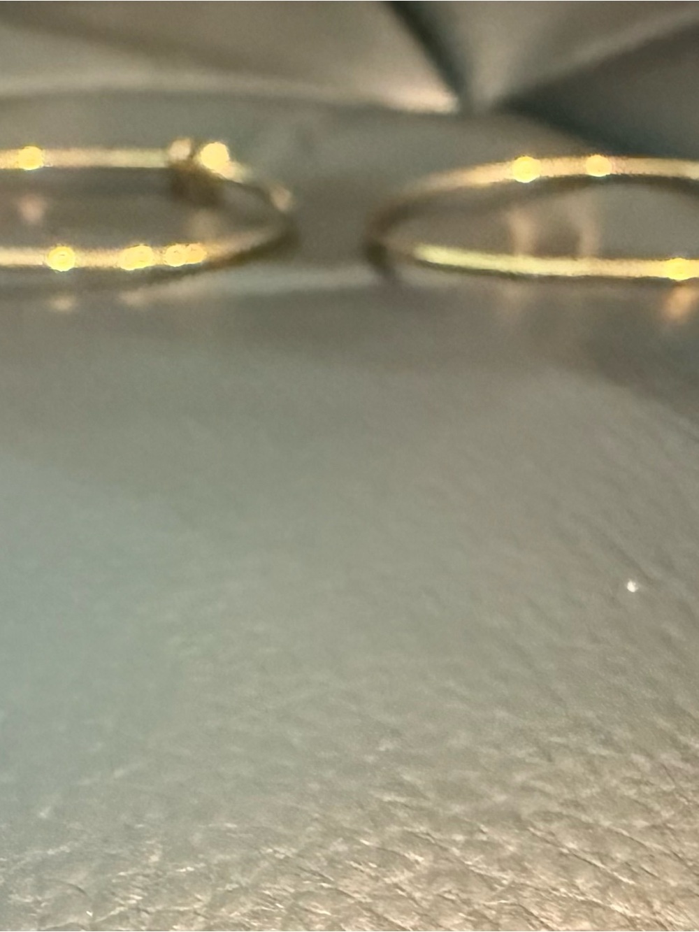 Jenny Bird Large Gold Hoop Earrings NWOT - Picture 2 of 2